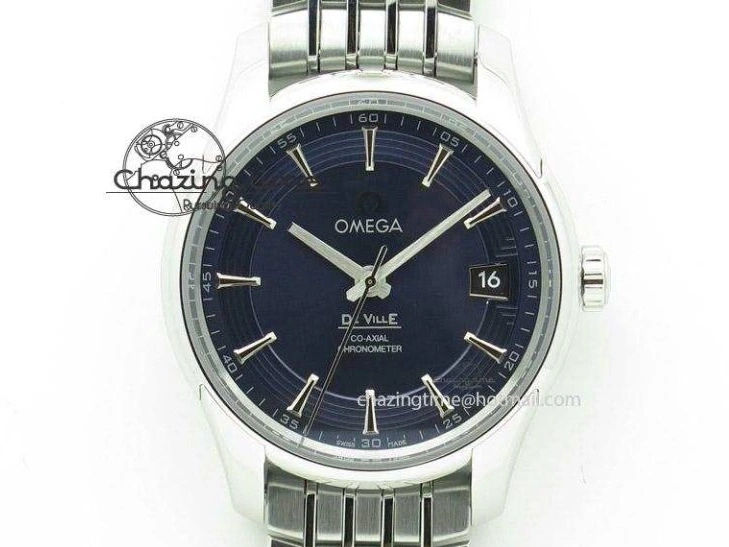 0228 De Ville SS DIWF 1:1 Best Edition Light Blue Dial SS Markers on SS Bracelet MIYOTA TopPick 7850